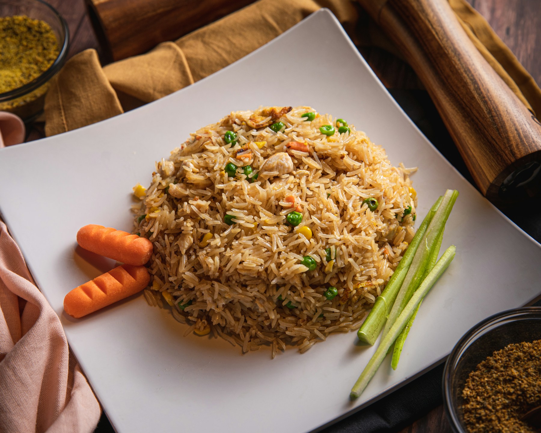 Nasi goreng kampung, village-style fried rice